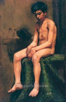 Chico bohemio desnudo 1898 Pablo Picasso Pinturas al óleo